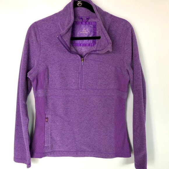 REI Tops - REI prAna Drea Purple 1/2 Zip Fleece Jacket
